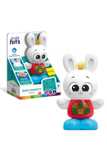 Интерактивная игрушка Интерактивная игрушка Кids Hits: Зайка, подвижные ушки с трещоткой
