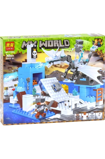 Конструктор 365 деталей, Бій з крижаним драконом Bela My World
