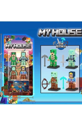Фигурки героев Minecraft 