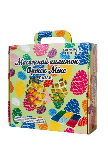 Ігровий килимок масажний Ортек Мікс Пазли 8 елементів