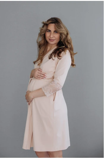 Халат для беременных и кормления Soft Lace